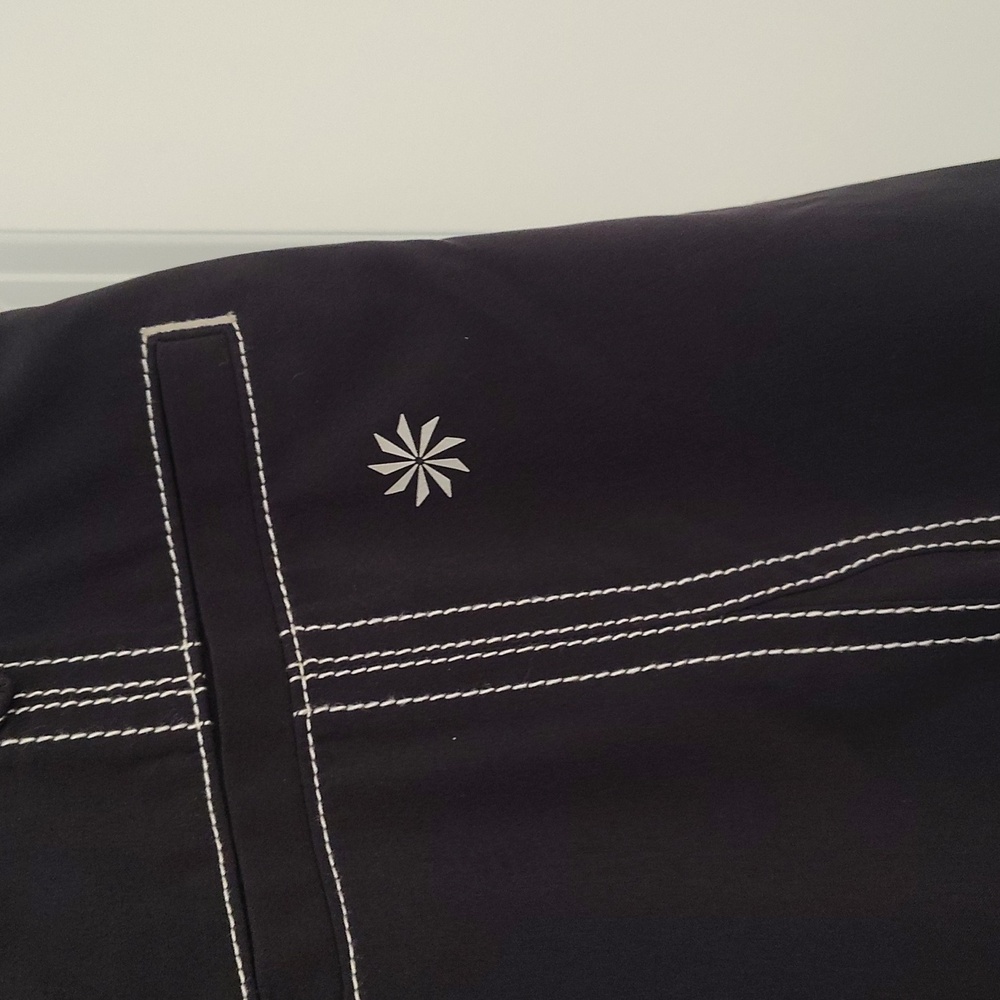 Athleta Whatever Black Pleated Skirt Skort Size 12 - Picture 9 of 16